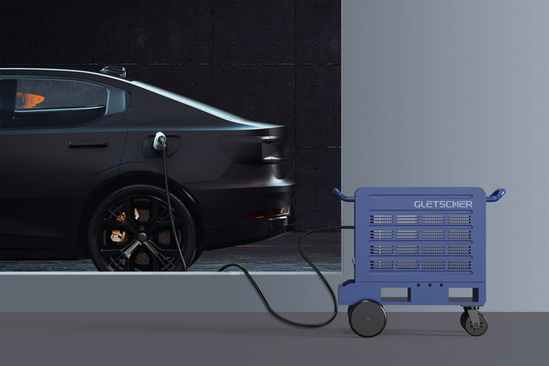 Gletscher CamperPRO High-Capacity Power Station Charging Electric Vehicle – 7200W Output for Emergency or Remote Use