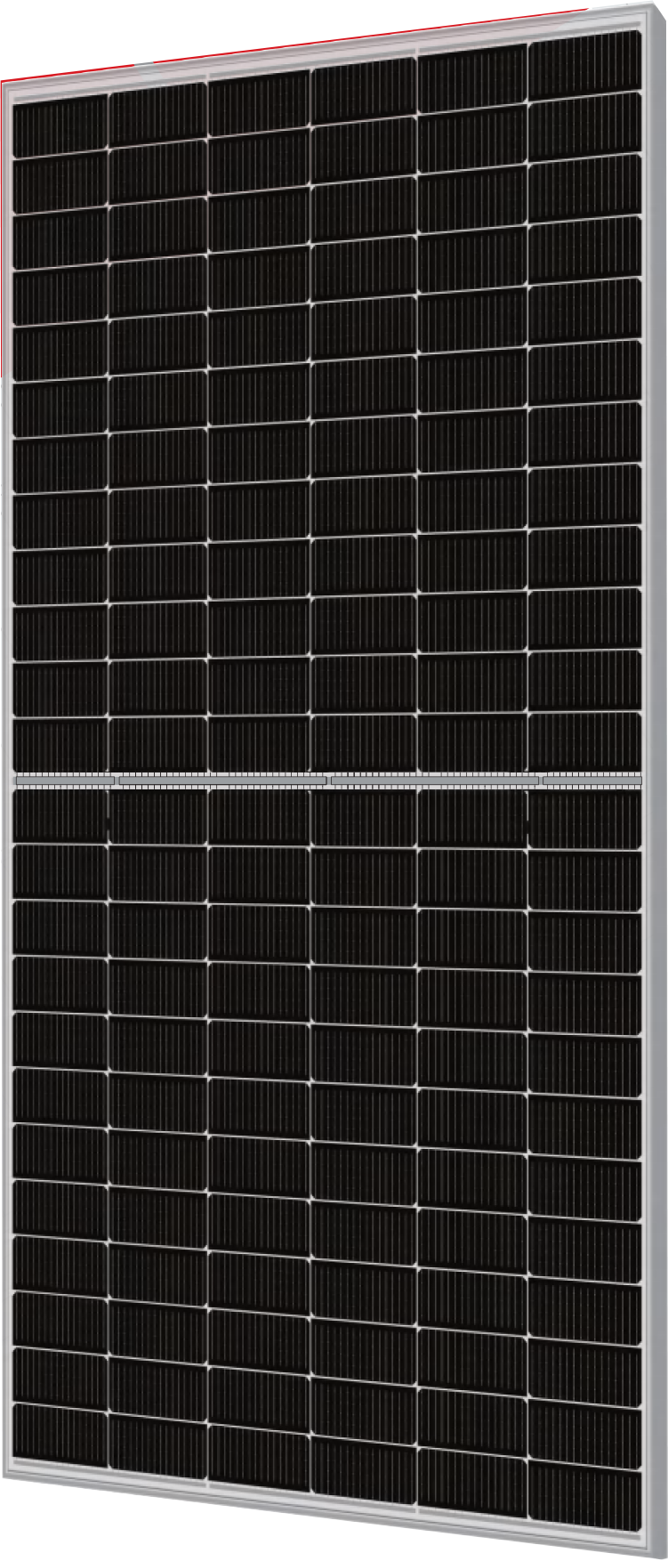Upto 600W |BIFACIAL MBB PERC DOUBLE GLASS MODULE| GE- 72MD-H8NS | Gletscher Makellos Lite Solar Panel
