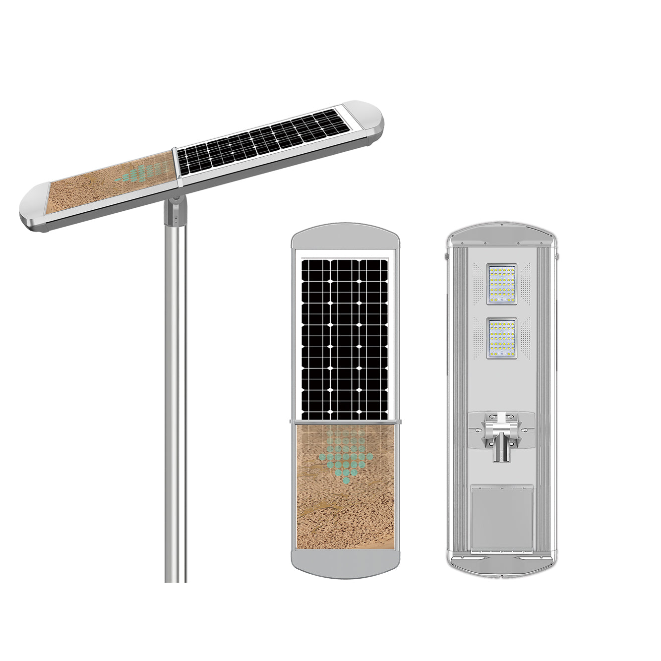 Stellar 1100SELD40 | 40W Solar LED Street Light with 8000 Lumens Outpu