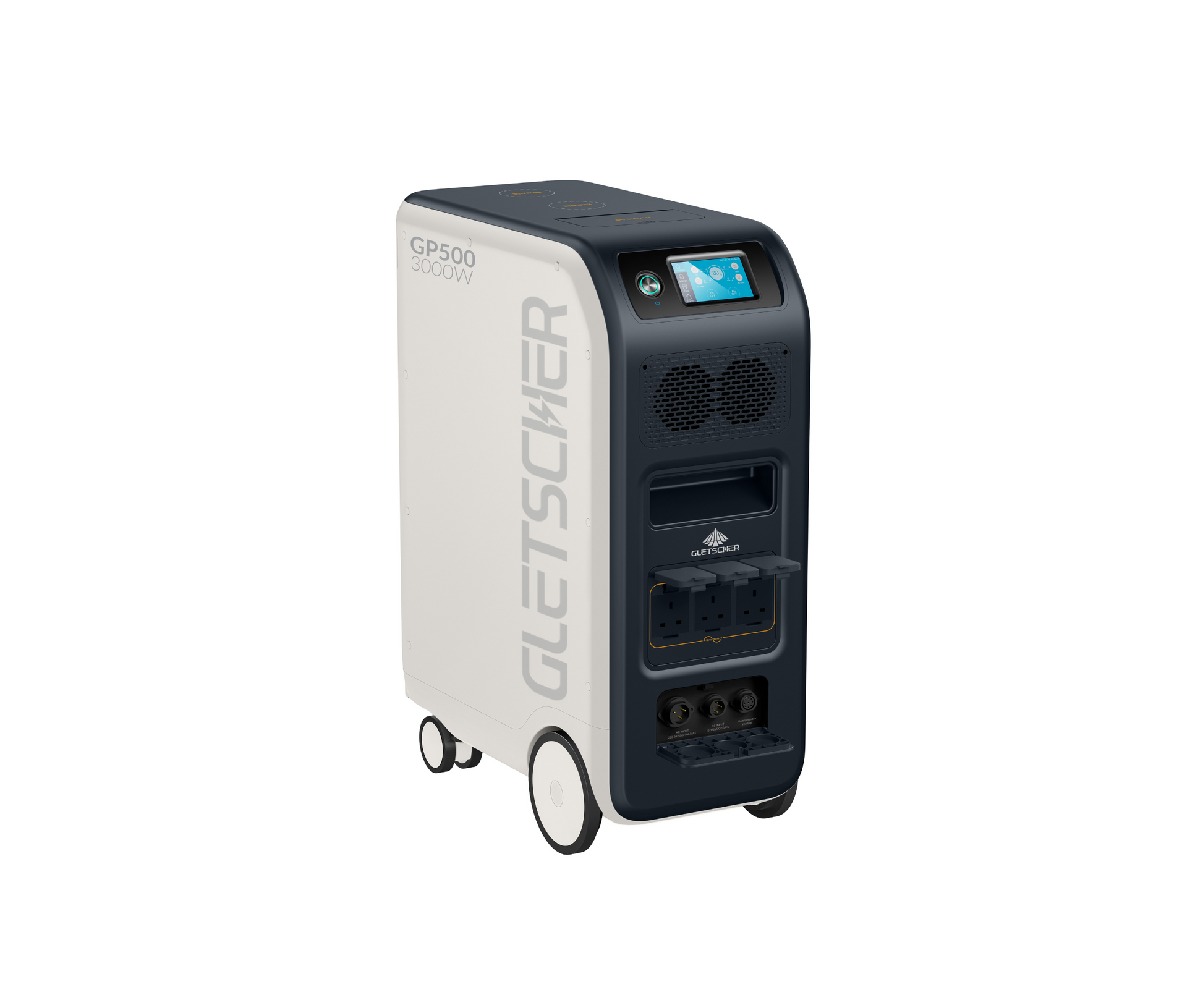 Camper Elite 500 high-output portable power station with 5100Wh capacity, 3000W rated power, and digital display