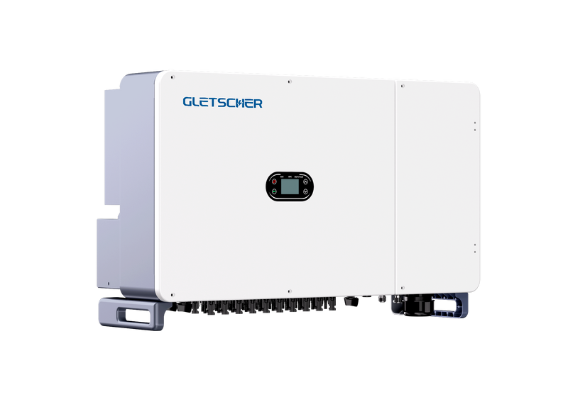 Side angle of Alloy GN136KTR3 high-efficiency 136kW solar inverter for commercial and residential systems