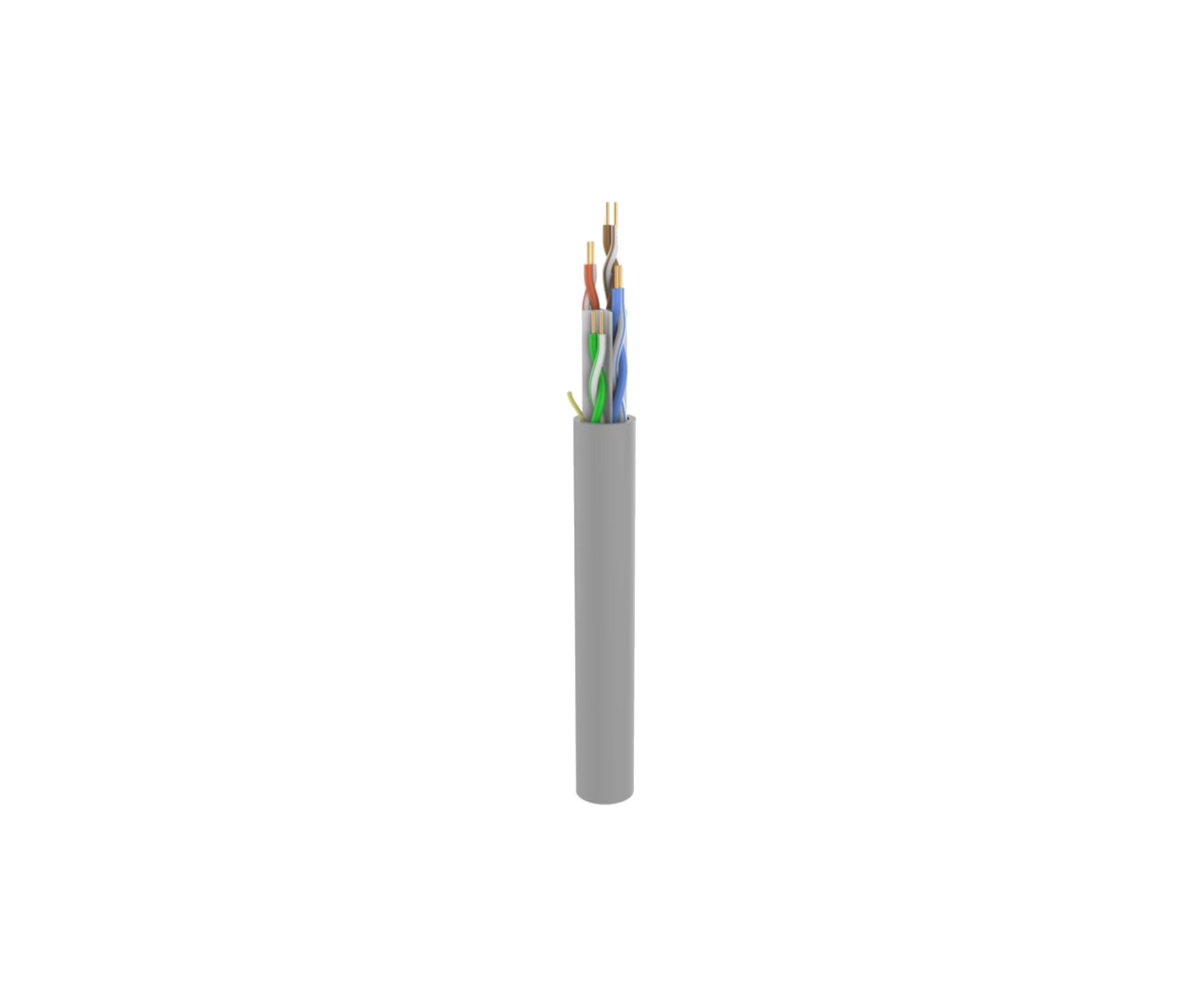 Gletscher CAT6 UTP Cable 23AWG – High-speed Ethernet cable for LAN networking and automation, 23AWG solid conductor